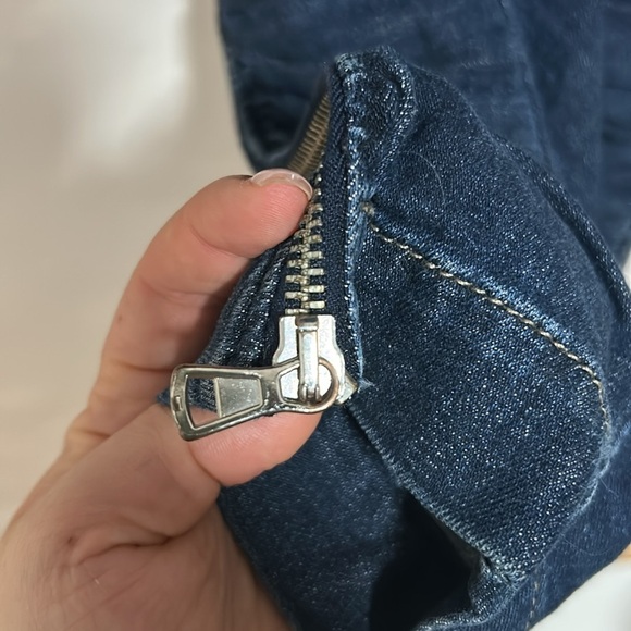 MISS SIXTY COLLECTION Denim Ruched Ankle Zip Skinny Jeans size 24 y2k vintage - Picture 8 of 12